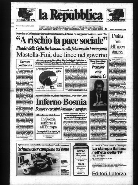 Il lunedì de La repubblica